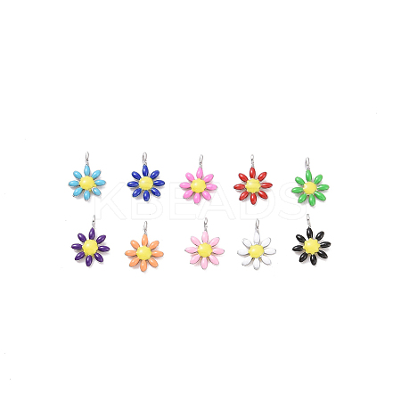 304 Stainless Steel Charms STAS-F280-01P-M-1