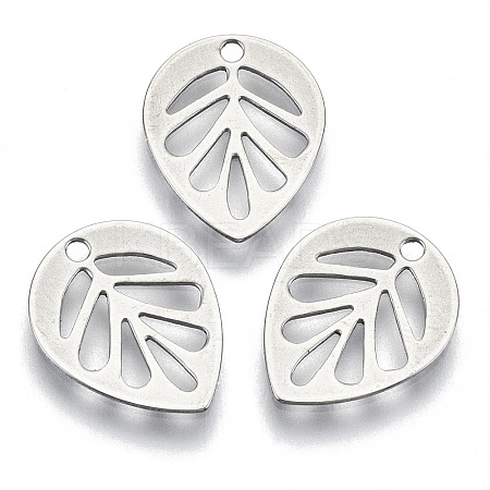 Non-Tarnish 201 Stainless Steel Charms STAS-R116-025-1
