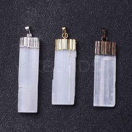 Natural Selenite Big Pendants G-C002-07-1