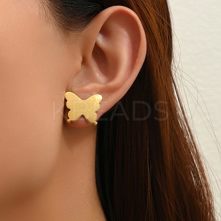 Elegant Irregular Metal Earrings for Women UQ0371-1