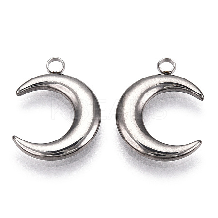 Non-Tarnish 201 Stainless Steel Pendants STAS-R100-06-1