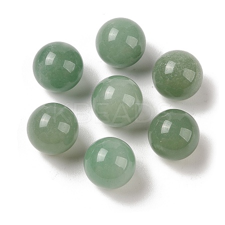 Natural Green Aventurine No Hole Sphere Beads G-K353-04C-02-1