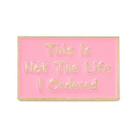 This is Not the Life I Ordered Enamel Pin JEWB-C008-02LG-1