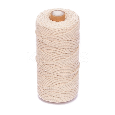 100M Round Cotton Braided Cord PW-WG54274-43-1