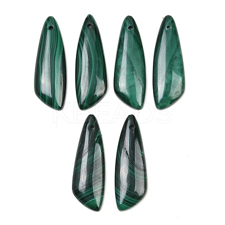 Natural Malachite Pendants G-B187-01A-04-1