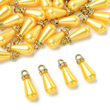 30Pcs ABS Plastic Imitation Pearl Pendants KY-YW0002-16C-1