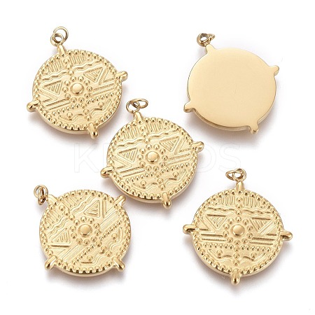 Ion Plating(IP) 316 Surgical Stainless Steel Pendants LS-STAS-F256-001G-1