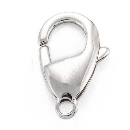 Non-Tarnish 304 Stainless Steel Lobster Claw Clasps STAS-C024-12P-1