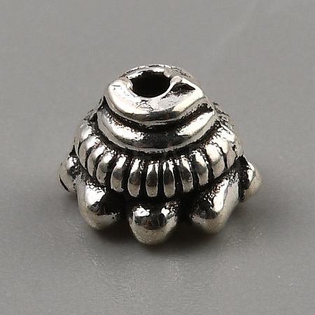 Tibetan Style Alloy Bead Cones LS-FIND-WH0291-06A-AS-1