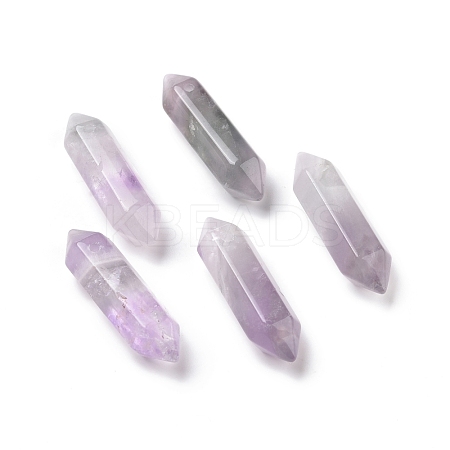 Natural Fluorite Double Terminal Pointed Pendants G-C007-02B-09-1