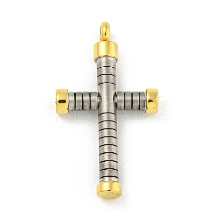Ion Plating(IP) 304 Stainless Steel Pendants STAS-F307-06G-1