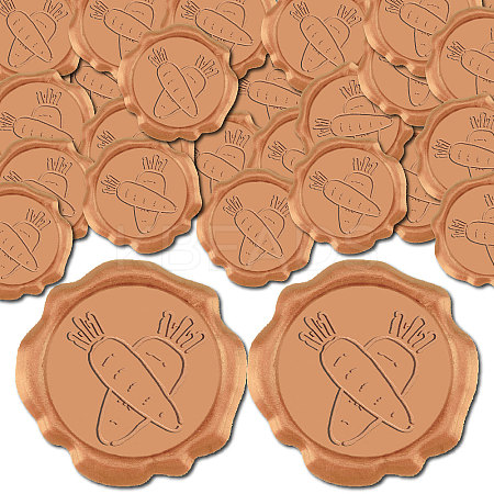 100Pcs Adhesive Wax Seal Stickers DIY-CP0011-13E-1