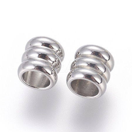 201 Stainless Steel Beads STAS-E451-38P-1