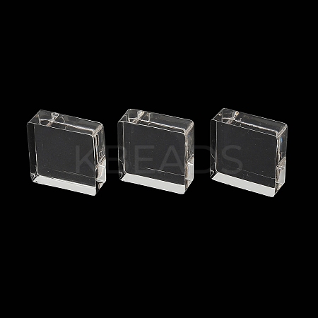 Square Transparent Acrylic Jewelry Display Pedestals ODIS-XCP0001-37-1
