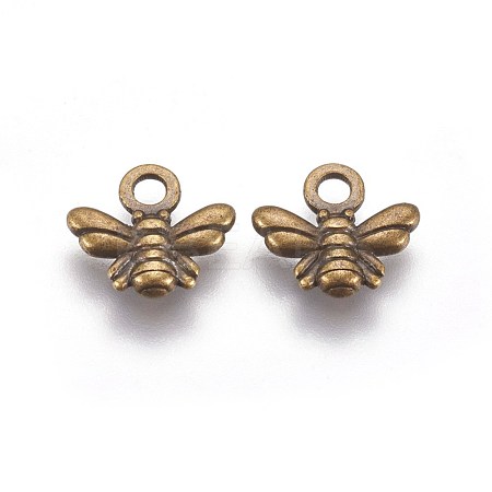 Tibetan Style Alloy Charms TIBEP-A123292-AB-FF-1