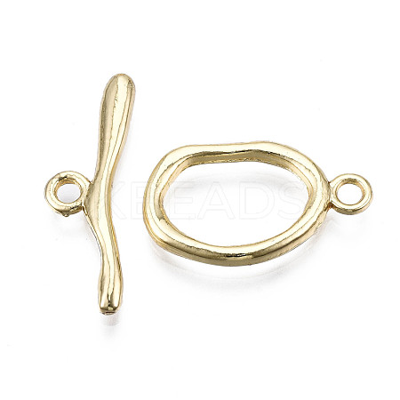 Alloy Toggle Clasps PALLOY-T075-90G-NR-1