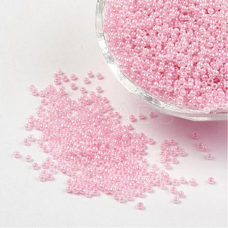 FGB 12/0 Grade A Ceylon Round Glass Seed Beads X-SEED-A022-FC12-145-1
