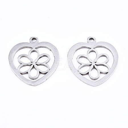 Non-Tarnish 201 Stainless Steel Pendants STAS-T044-215P-1