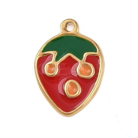 304 Stainless Steel Enamel Pendants LS-STAS-G363-15G-1