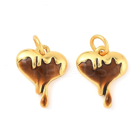 Brass Enamel Pendants KK-K364-25C-03-1