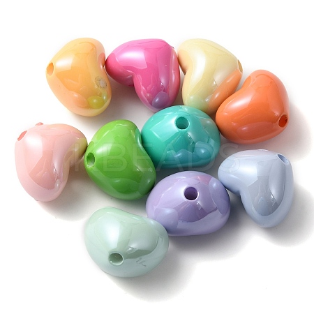 Opaque Acrylic Beads MACR-M025-07-1