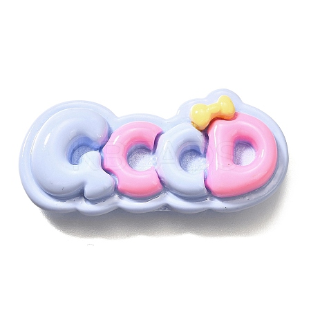 Opaque Resin Cabochons LS-RESI-D275-02F-1