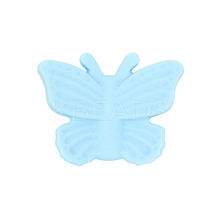 Butterfly Food Grade Eco-Friendly Silicone Focal Beads SIL-CJC0009-03G-1