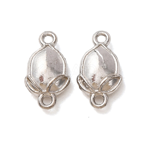 304 Stainless Steel Connector Charms STAS-N124-60P-1