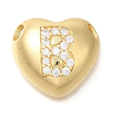 Rack Plating Brass Micro Pave Cubic Zirconia Pendants KK-I722-04G-B-1