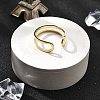 304 Stainless Steel Hollow Cuff Rings for Women LS-RJEW-S395-01G-3