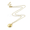 Ion Plating(IP) 304 Stainless Steel Pendant Necklaces for Women NJEW-B080-11G-2