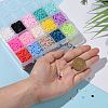 150G 15 Colors Handmade Polymer Clay Beads CLAY-JP0001-14-4mm-6