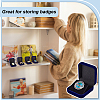 Flocking Plastic Badge Storage Box CON-WH0105-04A-7