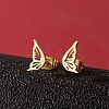 Stainless Steel Small Animal Stud Earrings for Women PW-WG87B69-13-1