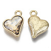 Glass Rhinestone Pendants GLAA-N038-13B-2