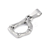 Non-Tarnish 304 Stainless Steel Pendants STAS-F235-01P-D-2