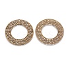 Tibetan Style Alloy Rondelle Big Pendants LS-X-EA13278Y-AB-2