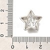 Rack Plating Brass Micro Pave Cubic Zirconia Pendants KK-I722-05P-W-3