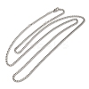 Non-Tarnish 304 Stainless Steel Curb Chain Necklaces LS-NJEW-D065-01P-1