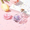 Star Heart PVC Plastic Paillette/Sequins Beads Wish Bottle DIY Making Kits DIY-FS0007-59-10
