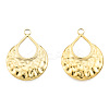 Ion Plating(IP) 201 Stainless Steel Pendants STAS-N098-247LG-3