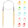 1Pc Bamboo Circular Knitting Needles FIND-WR0012-46B-1