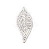 Rack Plating Brass Filigree Big Pendants KKC-K001-04P-1