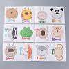 1~12 Months Number Themes Baby Milestone Stickers DIY-H127-B12-1