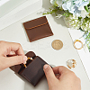2Pcs 2 Colors Rectangle PU Leather Ring Bags ABAG-CL0001-20-3