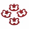 Spray Painted Alloy Pendants ENAM-N055-059-A01-1