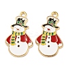Christmas Theme Rack Plating Alloy Pendants LS-FIND-M020-04G-07-1