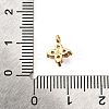 Brass Micro Pave Cubic Zirconia Pendants KK-D356-07H-G-3