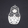 Non-Tarnish 201 Stainless Steel Laser Cut Pendants STAS-S105-T934-1-1