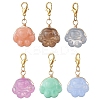 Paw Print Acrylic Pendant Decorations HJEW-JM03331-S-1